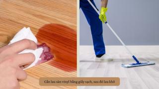 Cách làm sạch một số chất bẩn thường gặp trên thảm vinyl