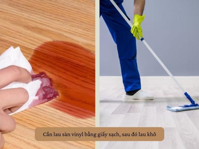 Cách làm sạch một số chất bẩn thường gặp trên thảm vinyl