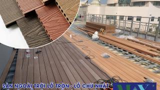 Một số vật liệu nội thất và lát sàn có thể sử dụng ngoài trời