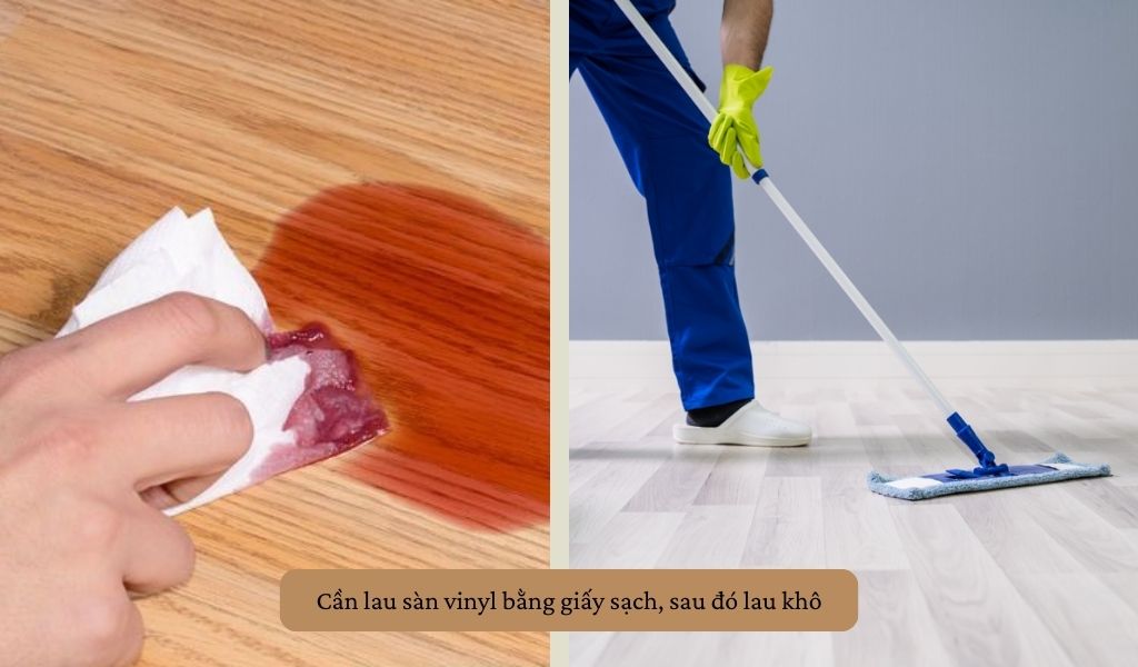 Cách làm sạch một số chất bẩn thường gặp trên thảm vinyl