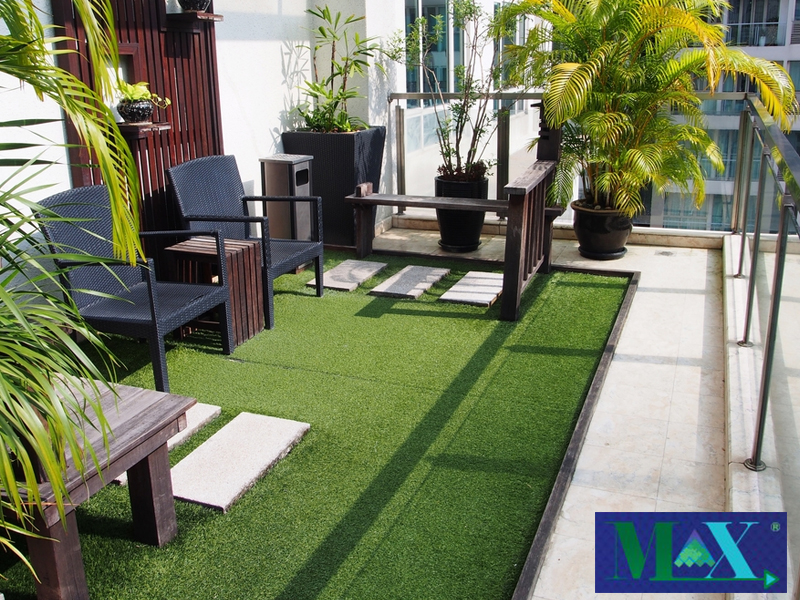 Hướng dẫn chọn cỏ nhân tạo cho ban công chung cư